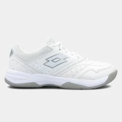 Συμφωνίες ❤️ Τένις LOTTO Court Logo Amf Xix Γυναικεία Παπούτσια WHITE/SILVER METAL 2 🎁