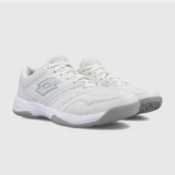 Συμφωνίες ❤️ Τένις LOTTO Court Logo Amf Xix Γυναικεία Παπούτσια WHITE/SILVER METAL 2 🎁 -Φτηνός Tommy-jeans Κατάστημα lotto court logo amf xix w 4