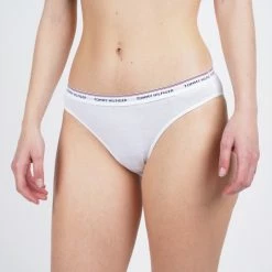 Το φθηνότερο 😉 Εσώρουχα Tommy 👖 Jeans 3-Pack Γυναικεία Εσώρουχα Tango Red/White/Navy Blazer ✨ -Φτηνός Tommy-jeans Κατάστημα tommy hilfiger 3p bikini 3