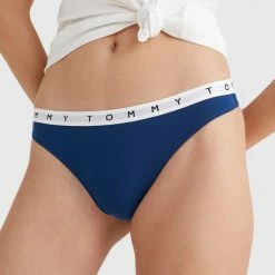 Τοπ 10 👍 Εσώρουχα Tommy 👖 Jeans 3-Pack Γυναικεία Εσώρουχα Twilight Indigo/Star/Primary Red ⭐ -Φτηνός Tommy-jeans Κατάστημα tommy jeans 3p bikini print 2