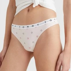 Τοπ 10 👍 Εσώρουχα Tommy 👖 Jeans 3-Pack Γυναικεία Εσώρουχα Twilight Indigo/Star/Primary Red ⭐ -Φτηνός Tommy-jeans Κατάστημα tommy jeans 3p bikini print 3
