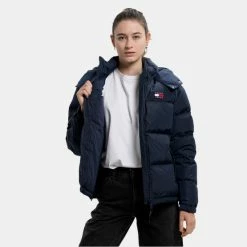 ΧΟΝΔΡΙΚΟ ΕΜΠΟΡΙΟ ✔️ Μπουφάν Tommy 👖 Jeans Alaska Γυναικείο Puffer Μπουφάν TWILIGHT NAVY 🔔 -Φτηνός Tommy-jeans Κατάστημα tommy jeans alaska puffer 8