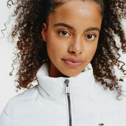 Συμφωνίες ✔️ Μπουφάν Tommy 👖 Jeans Basic Hooded Down Γυναικείο Μπουφάν White 🔔 -Φτηνός Tommy-jeans Κατάστημα tommy jeans basic hooded down jacket 11