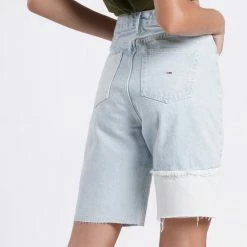 Νέος 🥰 Τζιν Σορτς/Βερμούδες Tommy 👖 Jeans Harper Denim Γυναικεία Βερμούδα Denim Light 🤩 -Φτηνός Tommy-jeans Κατάστημα tommy jeans harper denim bermuda ae717 rplbr 3