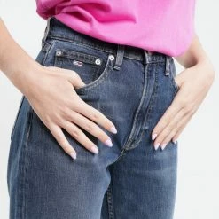 Το φθηνότερο 😍 Tommy 👖 Jeans Harper High Rish Straigth Ankle Γυναικείο Τζιν Παντελόνι (Μήκος 32 L) Denim Dark 🥰 -Φτηνός Tommy-jeans Κατάστημα tommy jeans harper hr strght ankl be661 bbkc 3