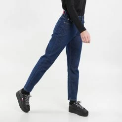 Το φθηνότερο ✨ Tommy 👖 Jeans Izzie Slim Γυναικείο Jean Παντελόνι Denim Dark ⭐ -Φτηνός Tommy-jeans Κατάστημα tommy jeans izzie hr slim ankl ce654 3