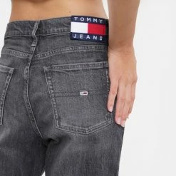 Το φθηνότερο ⌛ Tommy 👖 Jeans Izzie Γυναικείο Τζιν Παντελόνι Denim Black 🔥 -Φτηνός Tommy-jeans Κατάστημα tommy jeans izzie hr slim ankle be671 wbkc 3