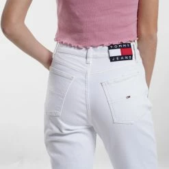 Προϋπολογισμός 🎉 Tommy 👖 Jeans Izzie Slim Γυναικείο Jean Παντελόνι (Μήκος 30L) Denim Color 💯 -Φτηνός Tommy-jeans Κατάστημα tommy jeans izzie hr slim ankle bf6191 3