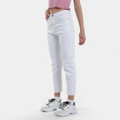 Προϋπολογισμός 🎉 Tommy 👖 Jeans Izzie Slim Γυναικείο Jean Παντελόνι (Μήκος 30L) Denim Color 💯 -Φτηνός Tommy-jeans Κατάστημα tommy jeans izzie hr slim ankle bf6191 4