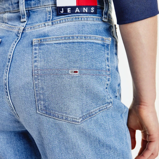 Προώθηση 🔔 Tommy 👖 Jeans Mom Ultra High Rise Tapered Γυναικείο Jean Denim Light 🌟 5 Προώθηση 🔔 Tommy 👖 Jeans Mom Ultra High Rise Tapered Γυναικείο Jean Denim Light 🌟 - Image 3