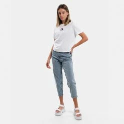 Κουπόνι 👍 Tommy 👖 Jeans Mom Ultra High Rise Tapered Γυναικείο Jean Παντελόνι Denim Light ✨ -Φτηνός Tommy-jeans Κατάστημα tommy jeans mom jean uhr tprd cf6113 3