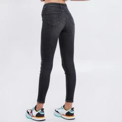 Συμφωνίες 🔥 Tommy 👖 Jeans Nora Mid Rise Skinny Ankle Γυναικείο Jean Denim Black 🛒 -Φτηνός Tommy-jeans Κατάστημα tommy jeans nora mr skny ankle ae170 bks 3