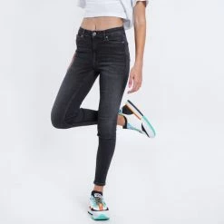 Συμφωνίες 🔥 Tommy 👖 Jeans Nora Mid Rise Skinny Ankle Γυναικείο Jean Denim Black 🛒 -Φτηνός Tommy-jeans Κατάστημα tommy jeans nora mr skny ankle ae170 bks 4