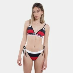 Το φθηνότερο ⌛ Γυναικεία Μαγιό Tommy 👖 Jeans Cheeky Γυναικείο Μαγιό Κάτω Μέρος T J Rugby Stripe 🛒 -Φτηνός Tommy-jeans Κατάστημα tommy jeans string side tie cheeky bikini 1 2