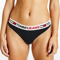 Τοπ 10 🧨 Εσώρουχα Tommy 👖 Jeans Logo Waistband Γυναικείο Εσώρουχο DESERT SKY 🌟
