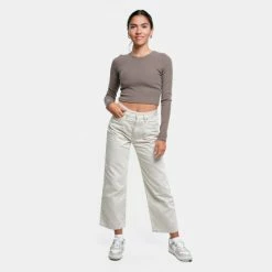 Εκπτωση ⌛ Tommy 👖 Jeans Γυναικείο Τζιν Παντελόνι Stony Beige 🤩 -Φτηνός Tommy-jeans Κατάστημα tommy jeans tjw betsy mid rise loose 9