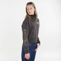 ΧΟΝΔΡΙΚΟ ΕΜΠΟΡΙΟ 🎉 Φούτερ Tommy 👖 Jeans Boxy Unitees3 Turtle Γυναικεία Μπλούζα Μακρύ Μανίκι Black 😉 -Φτηνός Tommy-jeans Κατάστημα tommy jeans tjw bxy unitees3 turtle neck 3