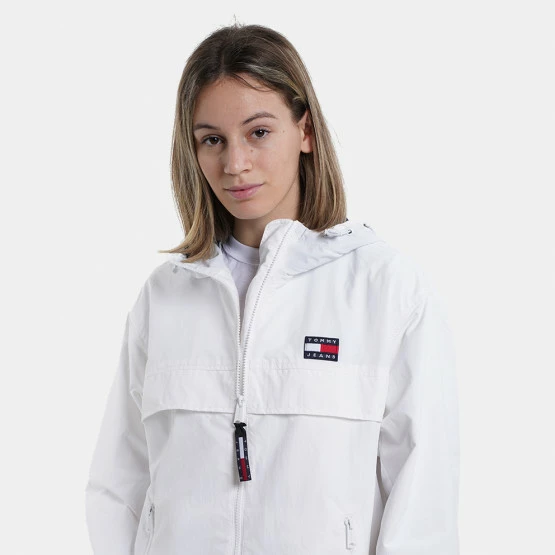 Κουπόνι 🎉 Αντιανεμικά Μπουφάν Tommy 👖 Jeans Chicago Windbreaker Γυναικείο Jacket White 🎉 6 Κουπόνι 🎉 Αντιανεμικά Μπουφάν Tommy 👖 Jeans Chicago Windbreaker Γυναικείο Jacket White 🎉 - Image 4