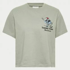 Τοπ 10 🧨 T-shirts | Μπλούζα κοντό μανίκι Tommy 👖 Jeans Relaxed Fit Philosotees Γυναικείο T-shirt Faded Willow 🛒