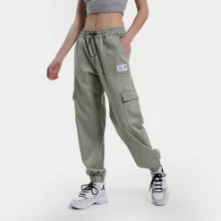 Συμφωνίες 🌟 Cargo Παντελόνια & Σορτς Tommy 👖 Jeans Harper Jogger Cargo Γυναικεία Φόρμα Faded Willow 🤩