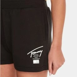 Πολύ καλή προσφορά ❤️ Σορτς | Βερμούδες Tommy 👖 Jeans Modern Signature Γυναικείο Σορτς Black 🤩 -Φτηνός Tommy-jeans Κατάστημα tommy jeans tjw modern signature short 2