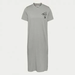 Το φθηνότερο ❤️ Φορέματα | Φούστες Tommy 👖 Jeans Modern Signature Γυναικείο Φόρεμα Faded Willow 🧨