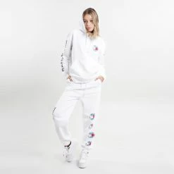 Κουπόνι 😀 Μπλούζα Με Κουκούλα Tommy 👖 Jeans Peace Smiley Γυναικεία Μπλούζα με Κουκούλα WHITE 😍 -Φτηνός Tommy-jeans Κατάστημα tommy jeans tjw ovrszd peace smiley hoodie 4