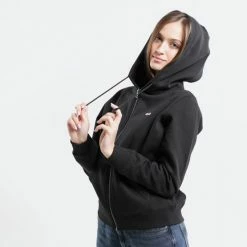 Συμφωνίες 👍 Ζακέτες Tommy 👖 Jeans Zip Through Γυναικεία Ζακέτα με Κουκούλα Black 🔥 -Φτηνός Tommy-jeans Κατάστημα tommy jeans tjw regular hoodie zip through 3