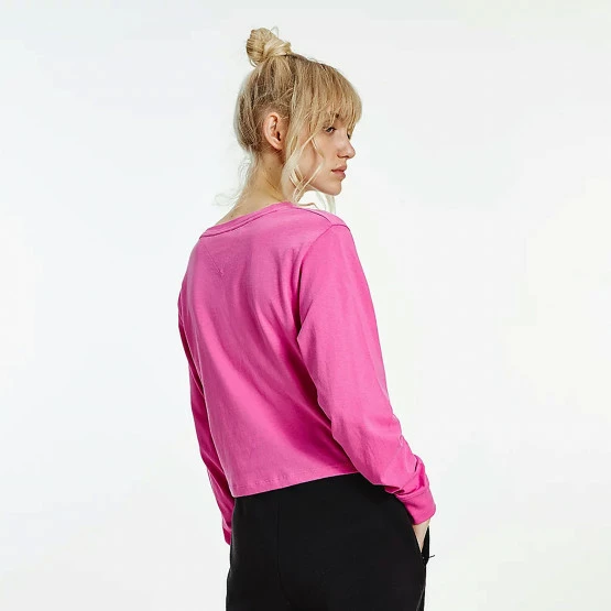 Εξοδος 😍 Μπλούζα Μακρύ Μανίκι Tommy 👖 Jeans Smiley Badge Γυναικεία Μπλούζα με Μακρύ Μανίκι Vivid Fuchsia 👍 4 Εξοδος 😍 Μπλούζα Μακρύ Μανίκι Tommy 👖 Jeans Smiley Badge Γυναικεία Μπλούζα με Μακρύ Μανίκι Vivid Fuchsia 👍 - Image 2