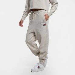 Νέος ❤️ Φόρμες Tommy 👖 Jeans Γυναικείο Παντελόνι Φόρμας Stony Beige ⌛