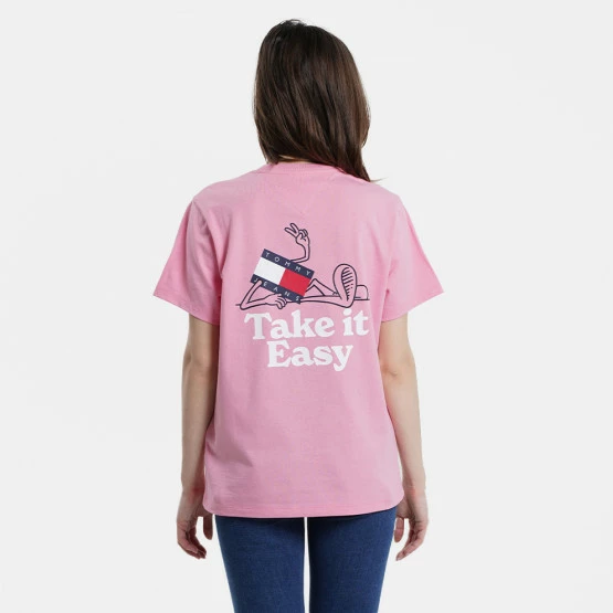 Κουπόνι 👏 T-shirts | Μπλούζα κοντό μανίκι Tommy 👖 Jeans Relaxed Fit Philosotees Γυναικείο T-shirt Fresh Pink 🎁 4 Κουπόνι 👏 T-shirts | Μπλούζα κοντό μανίκι Tommy 👖 Jeans Relaxed Fit Philosotees Γυναικείο T-shirt Fresh Pink 🎁 - Image 2