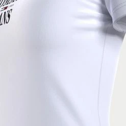 Φτηνός ✔️ T-shirts | Μπλούζα κοντό μανίκι Tommy 👖 Jeans Essential Logo Γυναικείο T-shirt WHITE ✔️ -Φτηνός Tommy-jeans Κατάστημα tommy jeans tjw skinny essential logo 2 ss 7