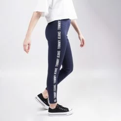 Το φθηνότερο 😉 Κολάν Tommy 👖 Jeans Skinny Tape Γυναικείο Κολάν TWILIGHT NAVY 🧨 -Φτηνός Tommy-jeans Κατάστημα tommy jeans tjw skinny tape legging 1