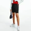 Best Pirce 🌟 Biker Shorts Tommy 👖 Jeans Skinny Tape Γυναικείο Biker Σορτς BLACK ❤️ -Φτηνός Tommy-jeans Κατάστημα tommy jeans tjw skinny tape legging short
