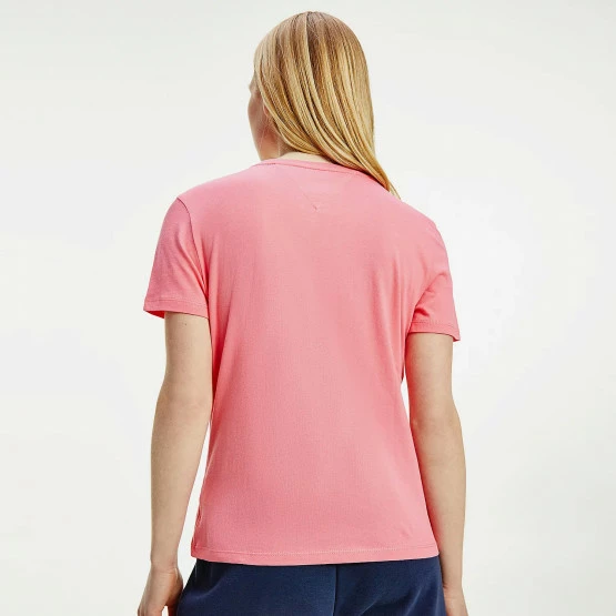 Ολοκαίνουργιο 🥰 T-shirts | Μπλούζα κοντό μανίκι Tommy 👖 Jeans Γυναικείo T-Shirt Botanical Pink 🌟 4 Ολοκαίνουργιο 🥰 T-shirts | Μπλούζα κοντό μανίκι Tommy 👖 Jeans Γυναικείo T-Shirt Botanical Pink 🌟 - Image 2