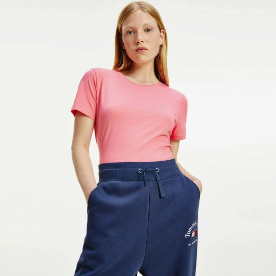 Ολοκαίνουργιο 🥰 T-shirts | Μπλούζα κοντό μανίκι Tommy 👖 Jeans Γυναικείo T-Shirt Botanical Pink 🌟 6 Ολοκαίνουργιο 🥰 T-shirts | Μπλούζα κοντό μανίκι Tommy 👖 Jeans Γυναικείo T-Shirt Botanical Pink 🌟 - Image 4