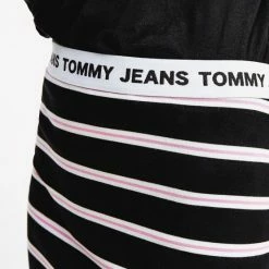 Ολοκαίνουργιο 🔥 Φούστες Tommy 👖 Jeans Stripe Bodycon Γυναικεία Φούστα Black / Multi 🧨 -Φτηνός Tommy-jeans Κατάστημα tommy jeans tjw stripe bodycon mid skirt 2