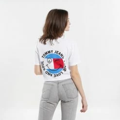 Προώθηση 🎁 T-shirts | Μπλούζα κοντό μανίκι Tommy 👖 Jeans Super Crop Peace Smiley Γυναικείο T-shirt WHITE 🔥 8 Προώθηση 🎁 T-shirts | Μπλούζα κοντό μανίκι Tommy 👖 Jeans Super Crop Peace Smiley Γυναικείο T-shirt WHITE 🔥 -Φτηνός Tommy-jeans Κατάστημα tommy jeans tjw super crop peace smiley tee 6