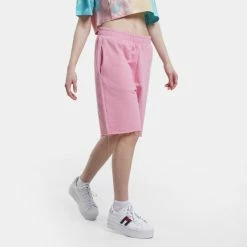 Εξοδος ⌛ Σορτς | Βερμούδες Tommy 👖 Jeans Badge Relaxed Γυναικείο Σορτς Fresh Pink ❤️ -Φτηνός Tommy-jeans Κατάστημα tommy jeans tjw tommy badge bb sweatshort 2