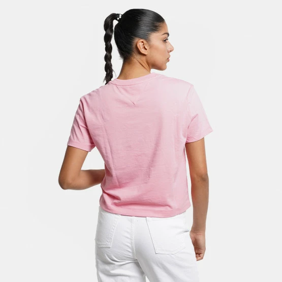 Η καλύτερη συμφωνία 🔔 T-shirts | Μπλούζα κοντό μανίκι Tommy 👖 Jeans Center Badge Γυναικείο T-shirt Fresh Pink 🧨 4 Η καλύτερη συμφωνία 🔔 T-shirts | Μπλούζα κοντό μανίκι Tommy 👖 Jeans Center Badge Γυναικείο T-shirt Fresh Pink 🧨 - Image 2