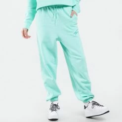 Ολοκαίνουργιο 😍 Φόρμες Tommy 👖 Jeans Signature Logo Γυναικείο Παντελόνι Φόρμας Clear Lagoon 😀