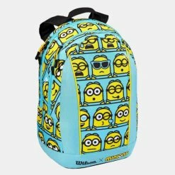 Ολοκαίνουργιο ⭐ Ρακέτες Wilson X Minions 2.0 Tour Παιδικό Σακίδιο Πλάτης Yellow/Black 🎉