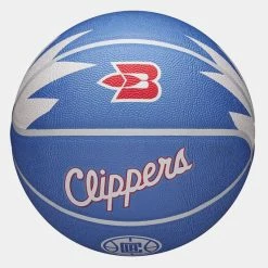 Εξοδος 🥰 Μπάλες Wilson NBA Team City Collector Los Angeles Clippers Μπάλα Μπάσκετ Νο7 RED/BLACK ✨