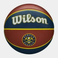 Νέος 💯 Μπάλες Wilson ΝΒΑ Team Tribute Denver Nuggets Μπάλα Μπάσκετ No7 ΜΠΟΡΝΤΩ ⭐