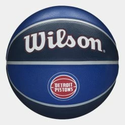 Φτηνός 🔔 Μπάλες Wilson ΝΒΑ Team Tribute Detroit Pistons Μπάλα Μπάσκετ No7 ΜΠΟΡΝΤΩ 🌟